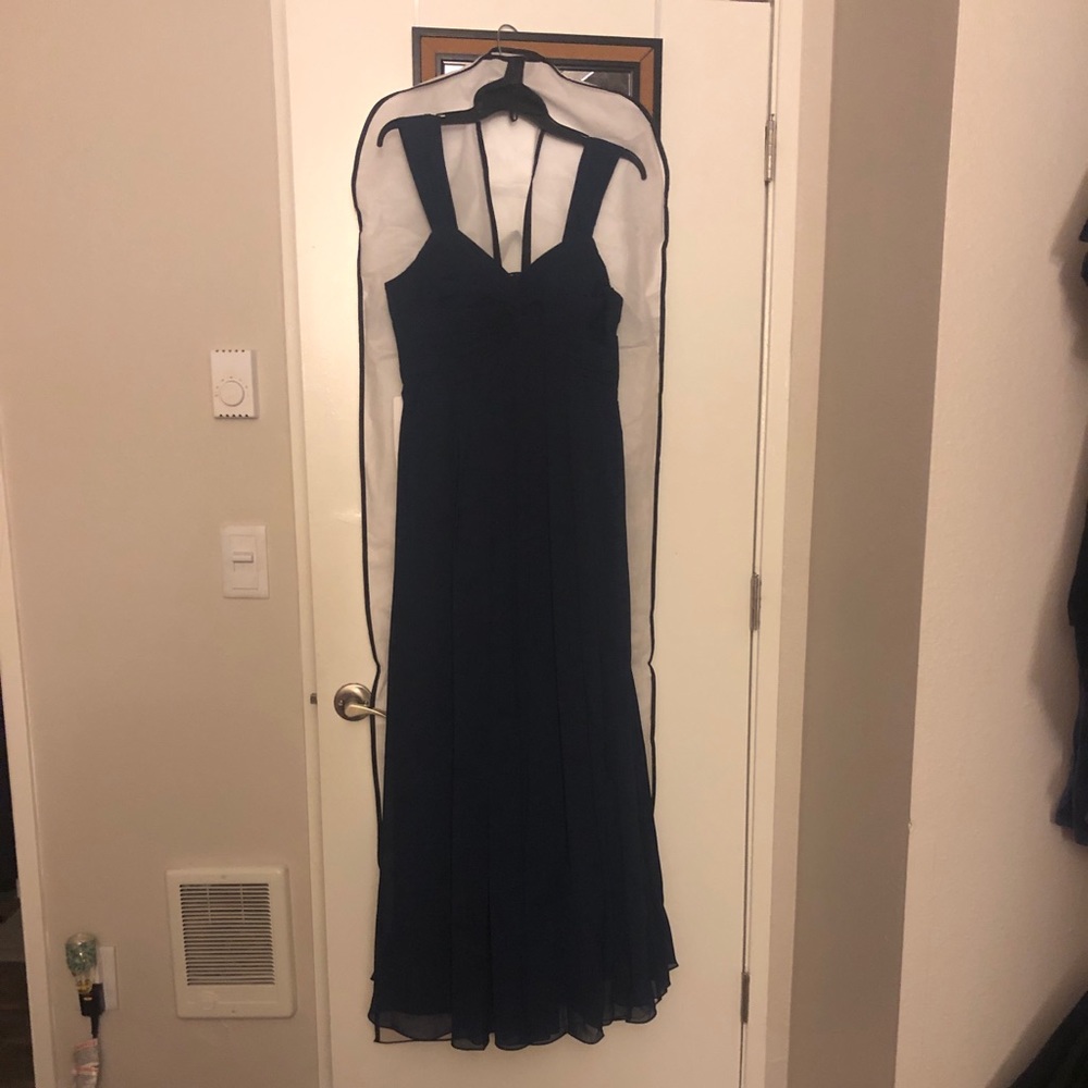 Navy Blue Long Dress
